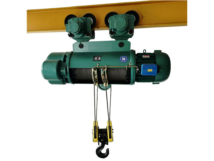 Electric Wire Rope Hoists With Power Trolley